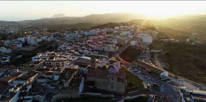 Posta de sol al Poble Nou.